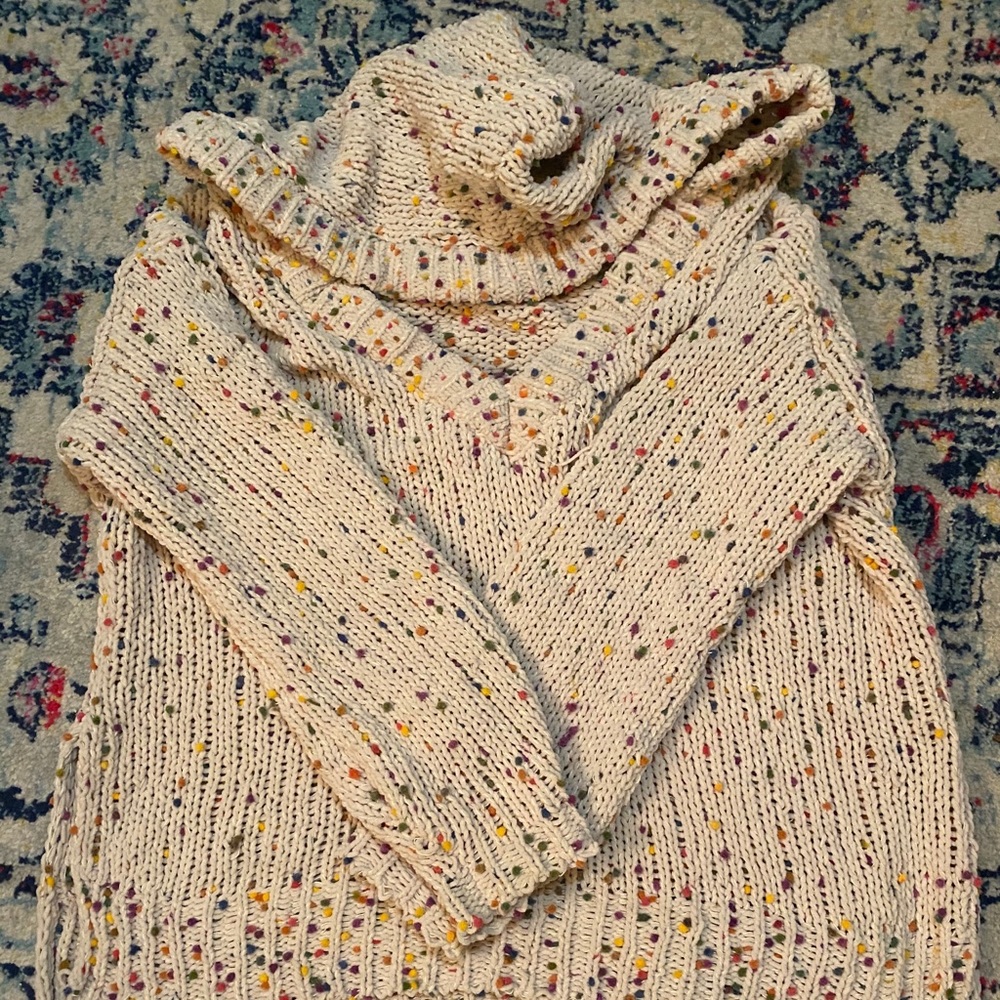 POL confetti hoodie